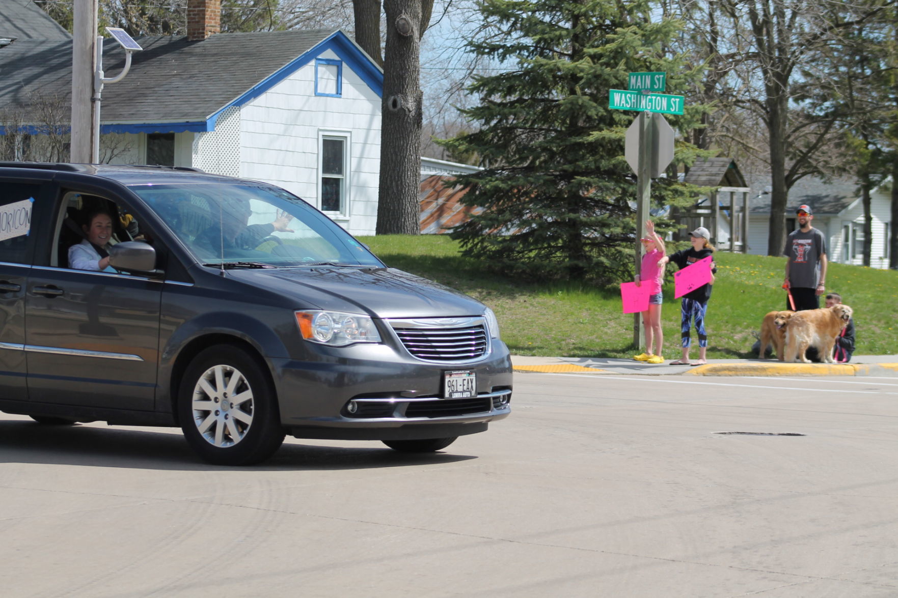 Horicon School District staff parade